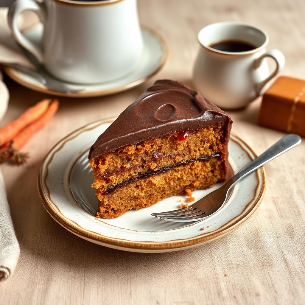 Bolo de Cenoura com Chocolate